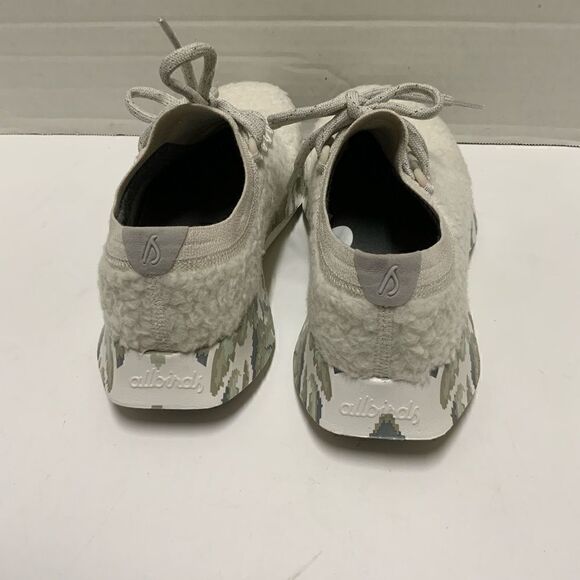 Allbirds Womens  6 Natural White Cloud Pixel Wool Dasher Fluff Sneaker Shoes - Picture 7 of 8